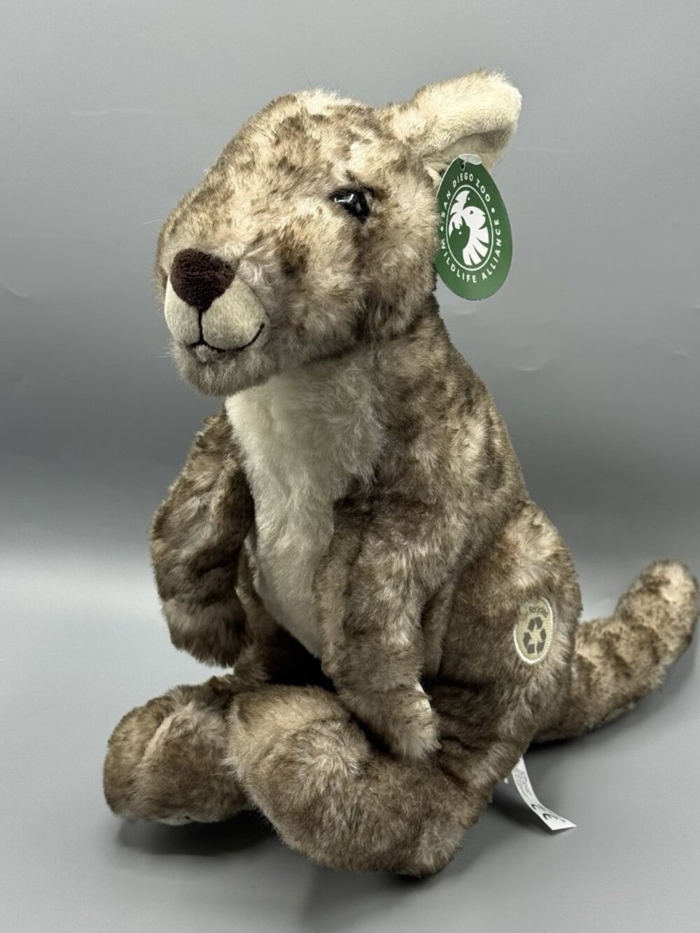 The Petting Zoo Kangaroo Wallaby 13" Plush Realistic Stuffed Animal NEW